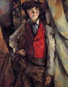 Paul Cezanne Boy in a Red Vest